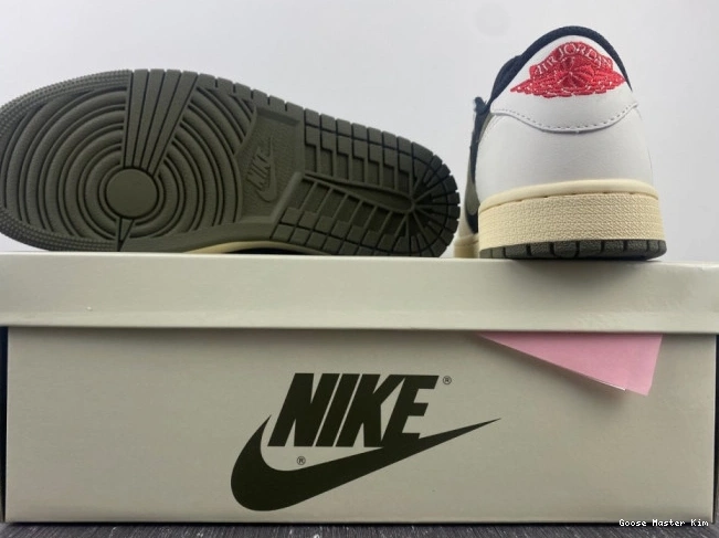 Travis OG DZ4137-106 x Air Jordan Retro Air 1 Olive Low Scott Jordan 0623